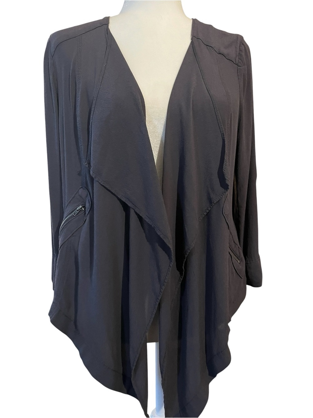 Elevenses “ Eldora” Draped Front Jacket from Anthropologie Size Medium